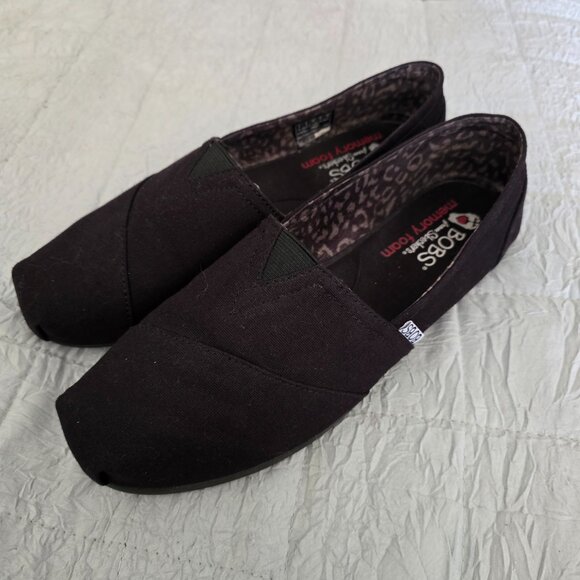 Bobs sz 9 Memory Foam black shoes NWOB - Picture 1 of 5